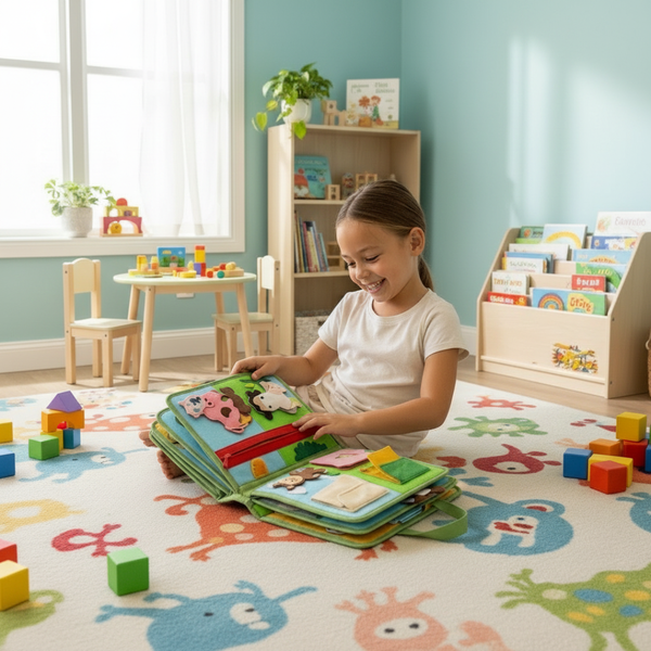 Bauernhof Lernbuch Aktivspiel